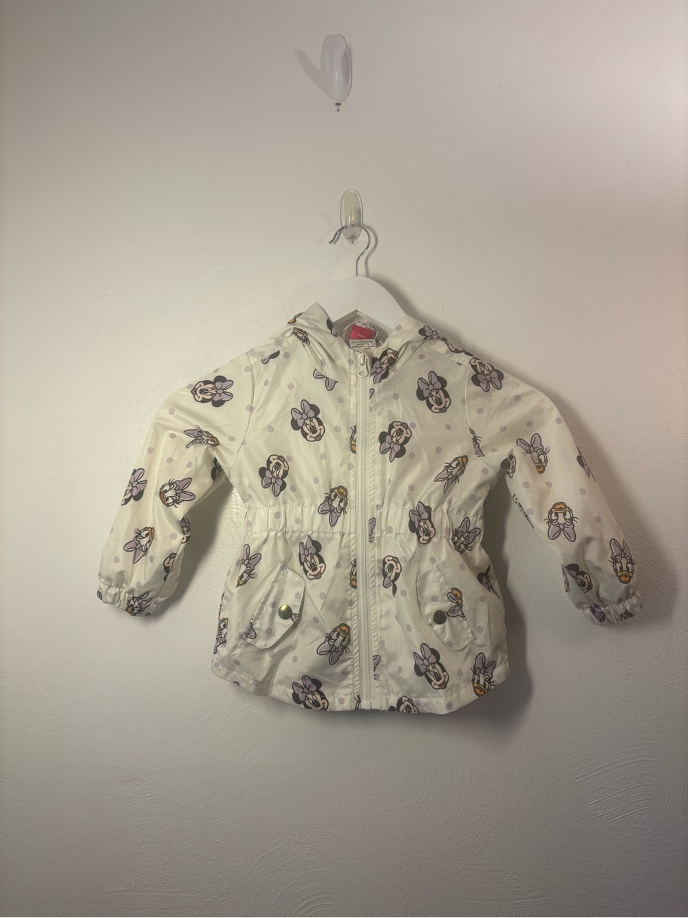 Disney Minnie Mouse Girls Hooded Jacket Size 3T